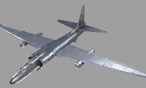 PBR U2 reconnaissance aircraft US U2 high-altitude reconnaissance aircraft Lockheed U2 Dragon Lady high-altitude reconnaissance aircraft 3d model