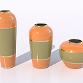 Modern Ceramic Ware Combination Bottles and Jars 3d model