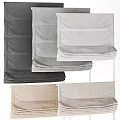 Various Colored Roman Shades For Home Decoration