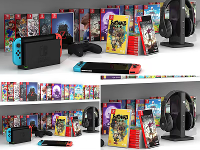 Modern gamepad game cassette 3d model
