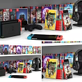 Modern gamepad game cassette 3d model