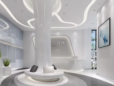 Modern Shower Sauna Interior Design With Elegant Lighting Marble Surfaces And Comfortable Seating 3d model