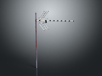 Pole Transmission Equipment Pole Street Light Old Street Light Old Pole Old Transmission Equipment 3d model