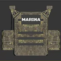 Marina Camouflage Vest With Durable Storage Pockets And Outdoor Design