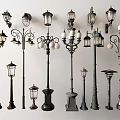 Vintage Outdoor Lights Collection With Various Classic Street And Garden Designs