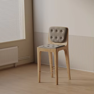 Modern Bar Chair 3d model