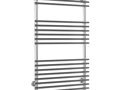 Modern Stainless Steel Bathroom Rack With Multiple Towel Hanging Bars 3d model