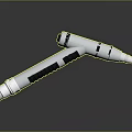 Practical Double Ended Silver Metal Household Tool with Black Grip and Ergonomic Design