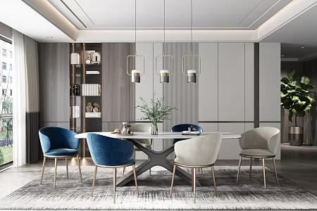 Modern Restaurant 3d model