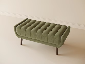 Modern Sofa Stool Shoe Changing Stool Dressing Stool 3d model