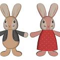 Rabbit Doll Rabbit Doll Rabbit Doll 3d model