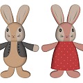 Rabbit Doll Rabbit Doll Rabbit Doll 3d model