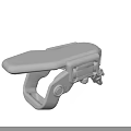 White Functional Mechanical Bracket Component With Structural Design And Parts