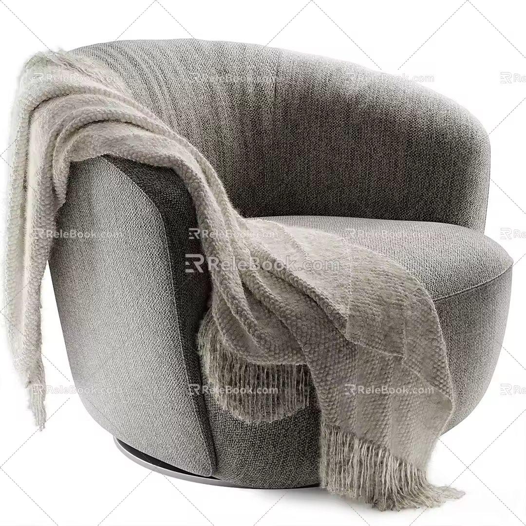 Modern Single Sofa 3d model