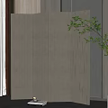 Silent screen partition 3d model