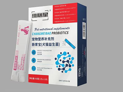 Changguba Pet Probiotics Nutritional Supplement for Dogs and Cats Gut Health 3d model