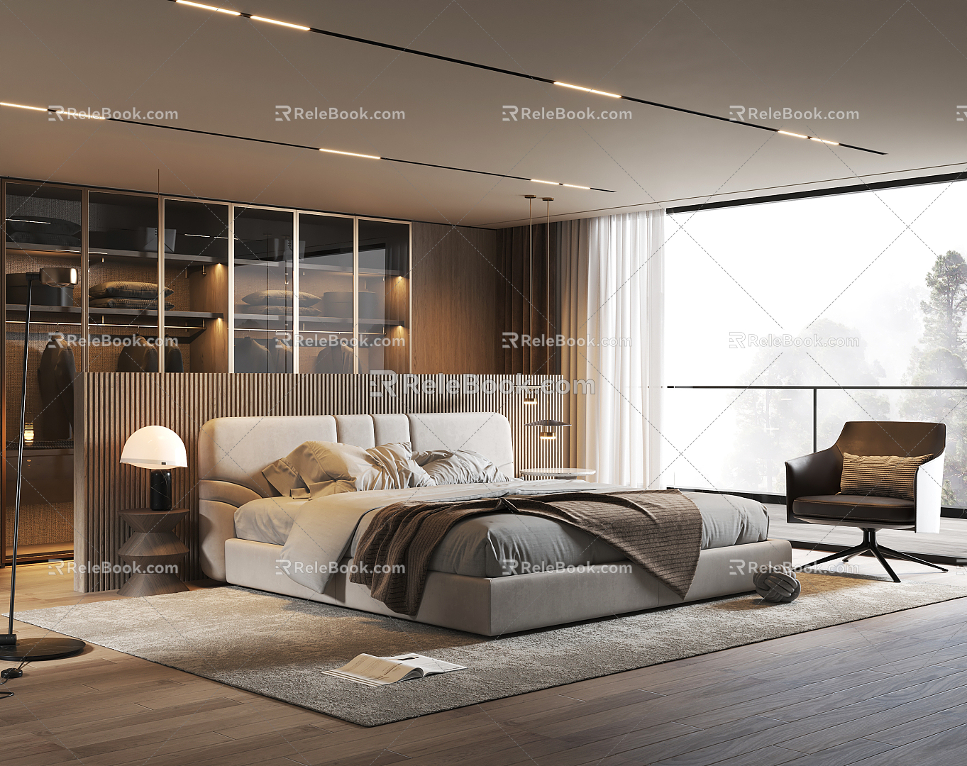 Modern Bedroom 3d model