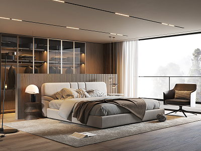 Modern Bedroom 3d model