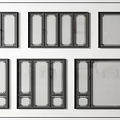window antique window lattice window casement window aluminum alloy window door and window 3d model