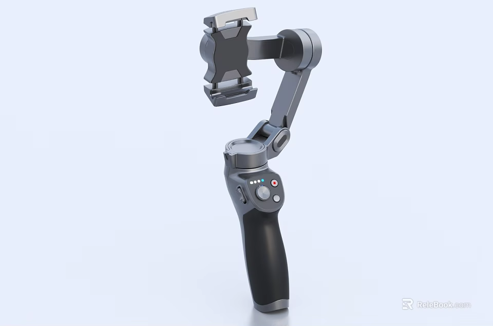 Handheld Mobile Phone Gimbal Stabilizer For Smooth Video Shooting And Smart Control 3d model 