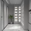 Modern Luxury Beauty Spa Room With Cozy Massage Beds And Elegant Arched Interior Design
