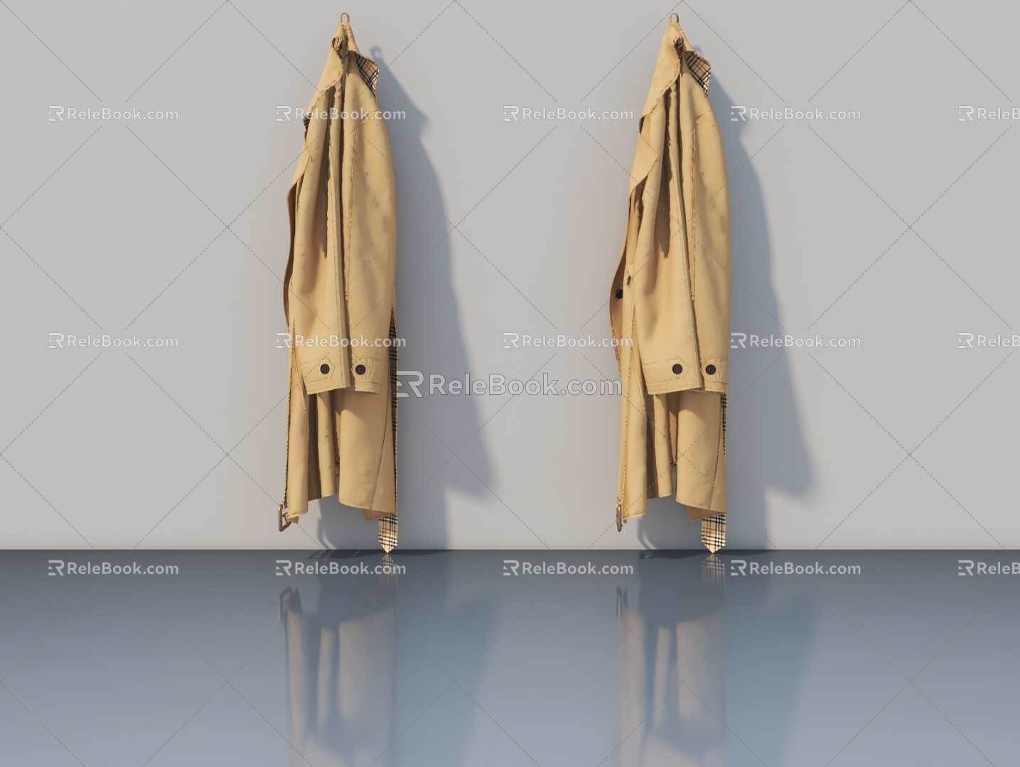 Clothing collocation 3d model