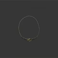 Elegant Steampunk Necklace With Wing Design And Gear Pendant On Golden Chain