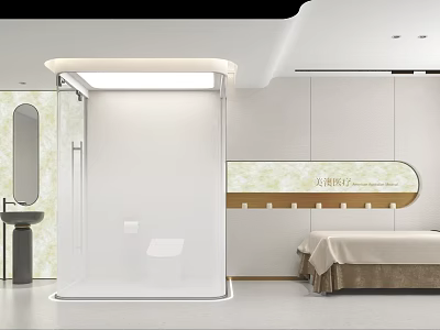 Modern Open Kitchen Interior Design With Island Counter Lighting And Cabinet Storage 3d model
