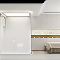 Modern Open Kitchen Interior Design With Island Counter Lighting And Cabinet Storage