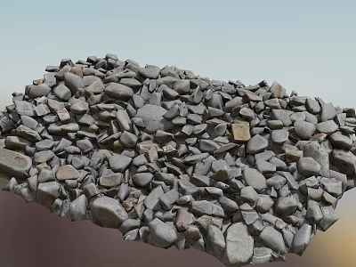 modern stone stone pile 3d model modern stone stone pile 3d model