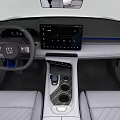 Sleek Modern White Coupe Car With Streamlined Design Black Roof And Black Alloy Wheels