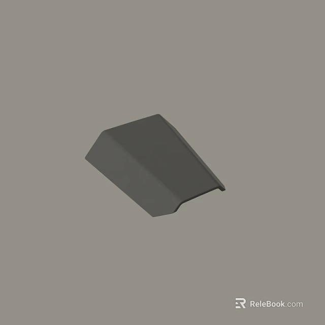 Gray Geometric Object Design Featuring Irregular Shape And Smooth Surface 3d model