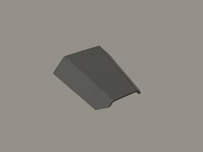 Gray Geometric Object Design Featuring Irregular Shape And Smooth Surface 3d model
