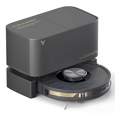 Smart Automatic Robot Vacuum Cleaner With Self Emptying Base And Modern Design 3d model