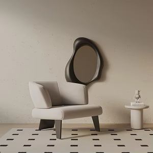 modern leisure chair 3d model