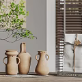 Modern Ornaments Combination Vase Ornaments Combination 3d model