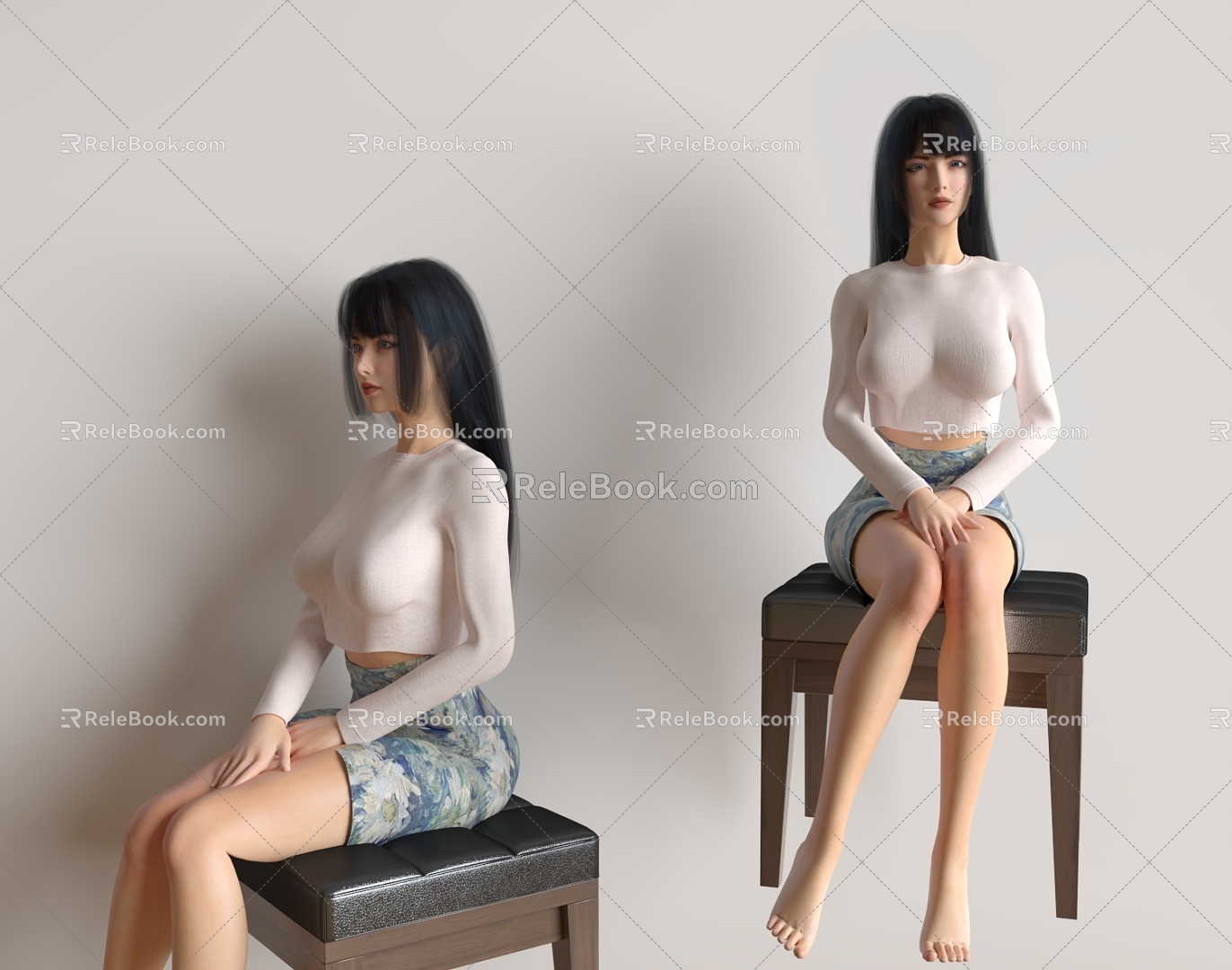 Woman 3d model