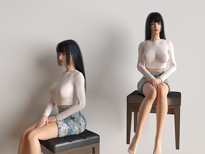 Woman 3d model