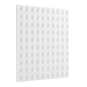 Modern background wall background wall shape white round 3d model