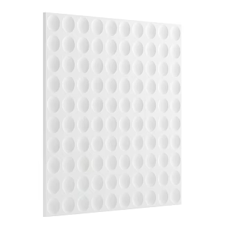 Modern background wall background wall shape white round 3d model