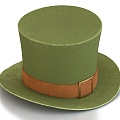 Gentleman Hat Magic Hat High Hat 3d model