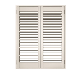 Two louver ventilation window partition window white 3d model