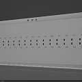 White Numbered Storage Lockers Arranged In Organized Row With Individual Compartments And Labels