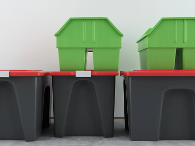 Modern storage box car storage box 3d model