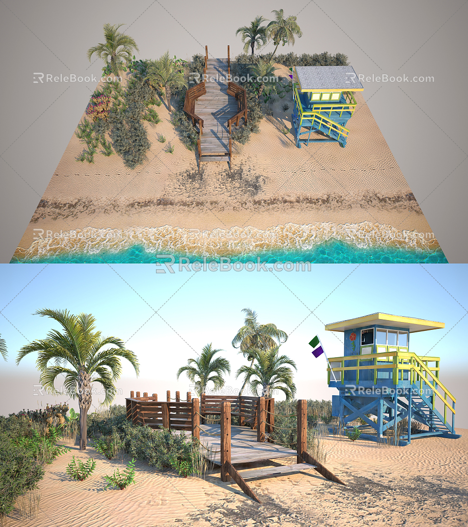 Landscape 3d model