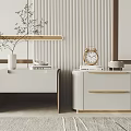 Modern bedside table 3d model
