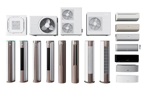 Modern air conditioner floor air conditioner hang-up 3d model