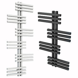 Modern radiator hardware combination 3d model