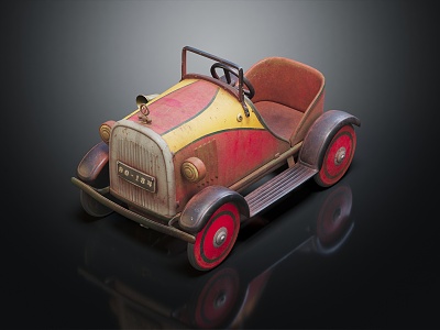 Industrial LOFT cartoon cartoon car vintage car old car model