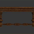 Classic Wooden Table With Carved Legs Drawer And Intricate Base Design